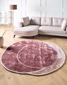 Rug KANRACH Pink 200 x 200 cm Viscose