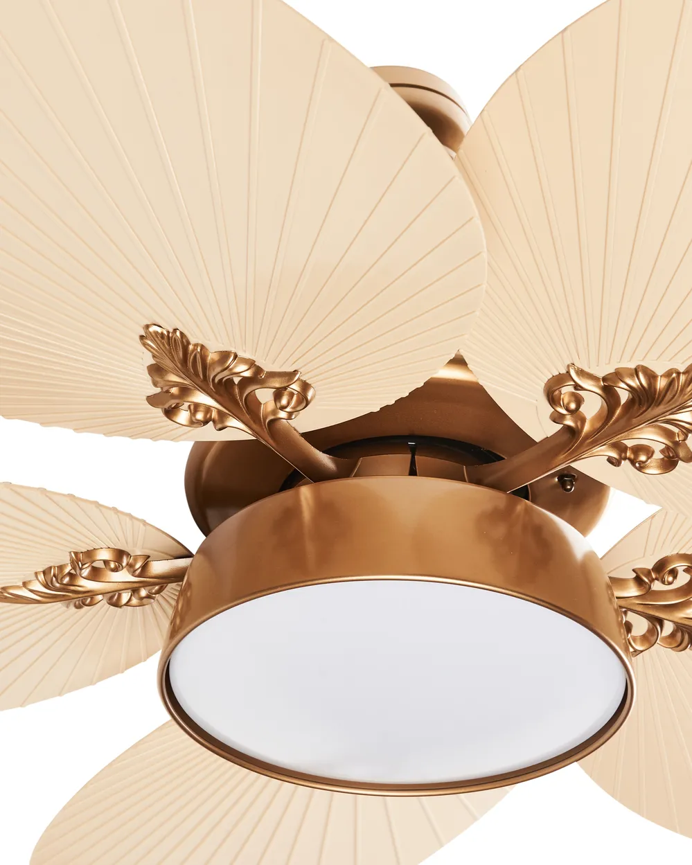 Ceiling Fan with Light BORMEJO with Remote LED Gold_988795