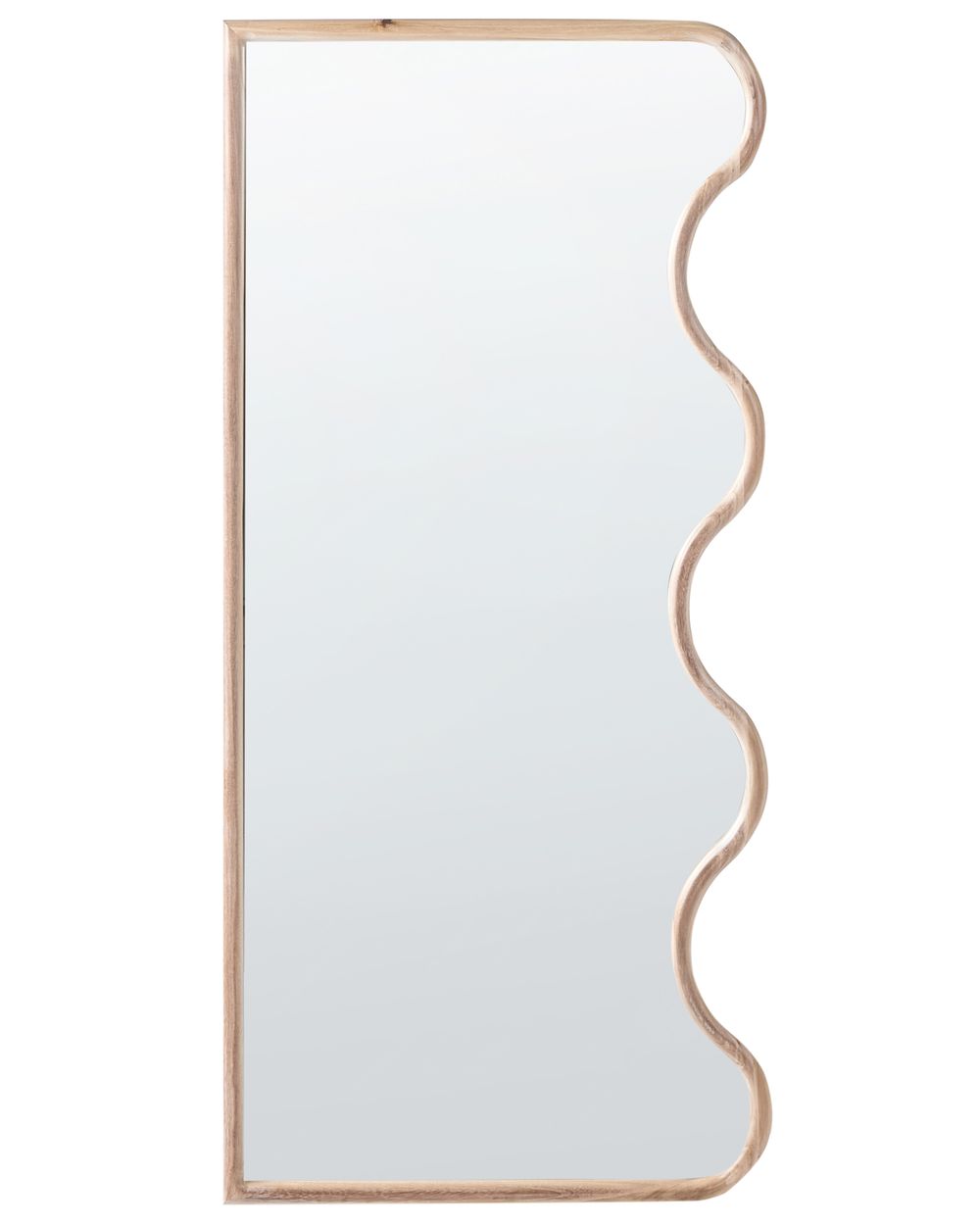 Wall Mirror MURAT 69 cm 150 cm Paulownia Wood Natural