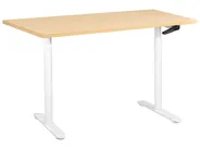 Työpöytä säädettävä DESTINAS 120 cm 72 cm Vaaleanruskea/valkoinen_1000572