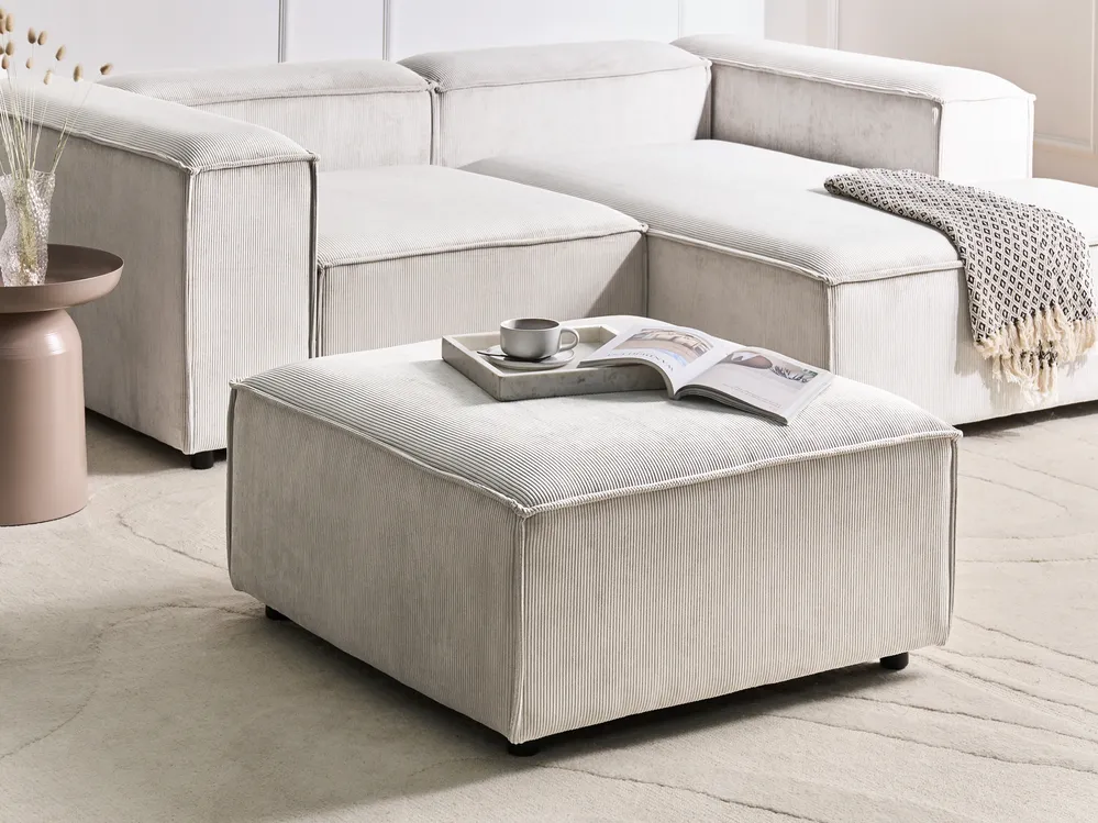 Ottoman ARDAL Corduroy Off-White