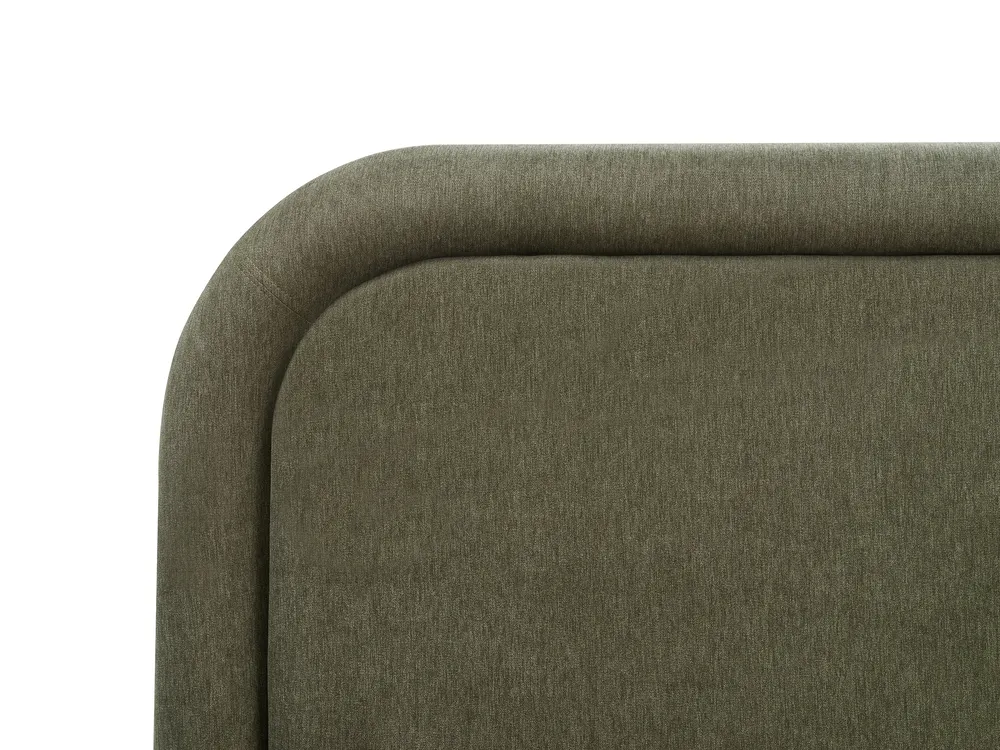 Waterbed Faux Linen LAVARDENS 160 x 200 cm (EU King Size) Green_971107