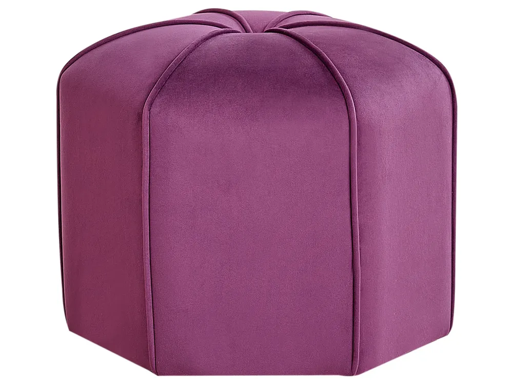 Pouffe WISHEK Velvet Purple