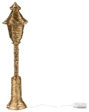 Christmas Decoration LED ALFTANES 62 cm Post Lamp Gold_1015282