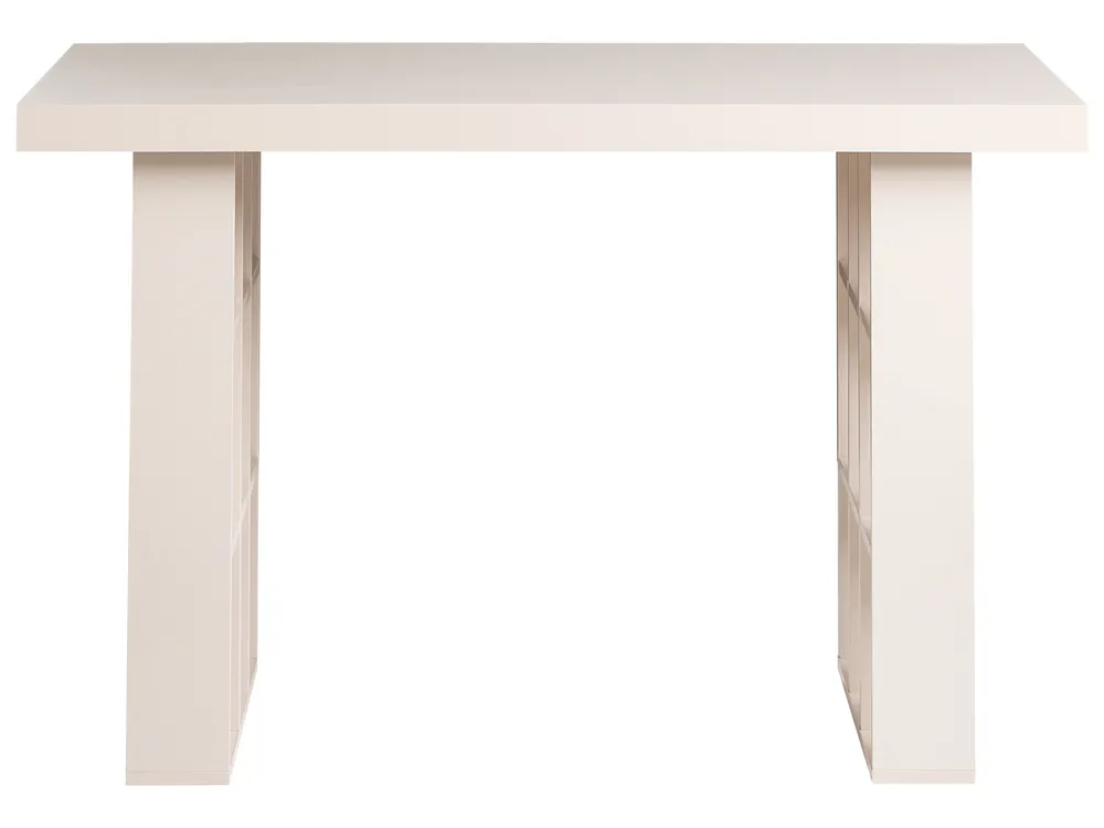 Skrivbord ELURA 120 cm 60 cm med hyllor Ljusbeige_1092010