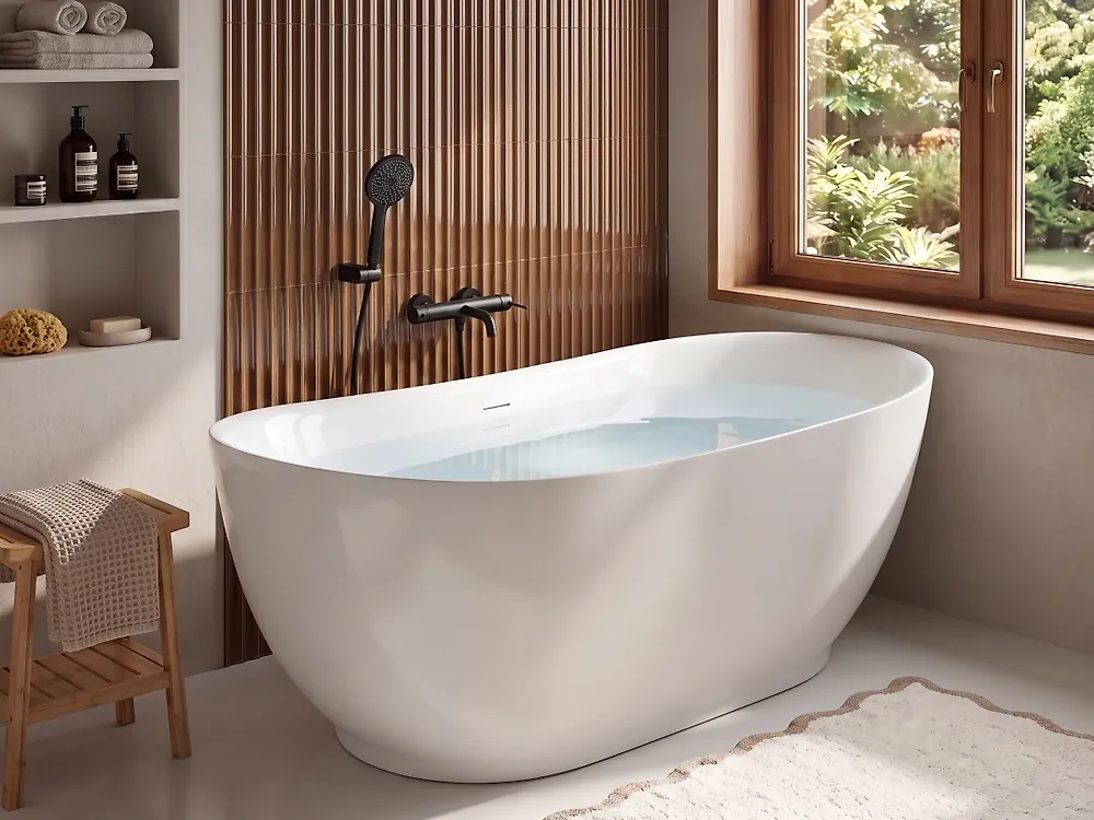Freestanding Bathtub YACUCES 1700 x 800 mm White