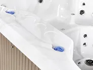 Outdoor Hot Tub with LED VILLARRICA White_965311