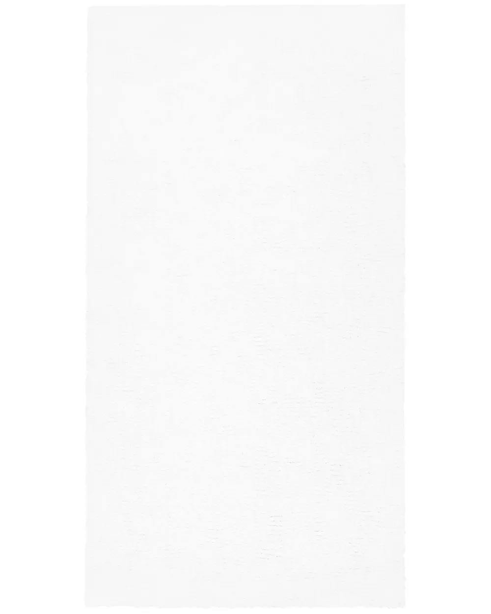 Shaggy Rug DEMRE White 80 x 150 cm