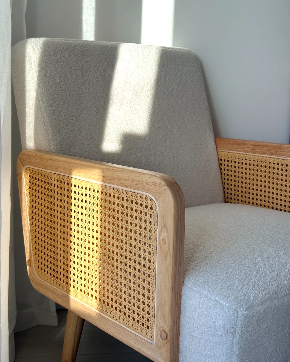 Armchair HOJBY Boucle Off-White_1020574