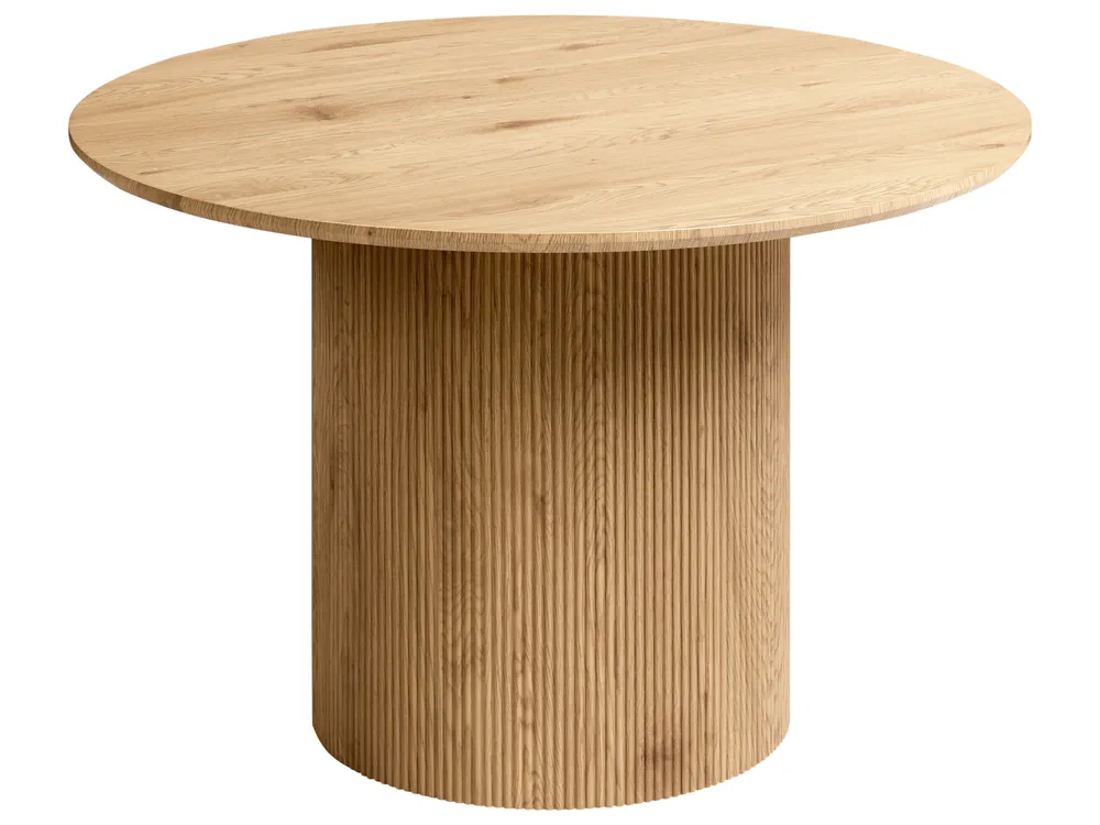 Dining Table SHEHO Light Brown 120 cm 120 cm