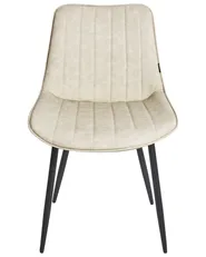 Set of 2 Dining Chairs DUBROVNIK Faux Leather Light Beige_928991