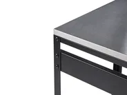 3 Piece Outdoor Kitchen Set with Sink MAENZA Black Metal_981532