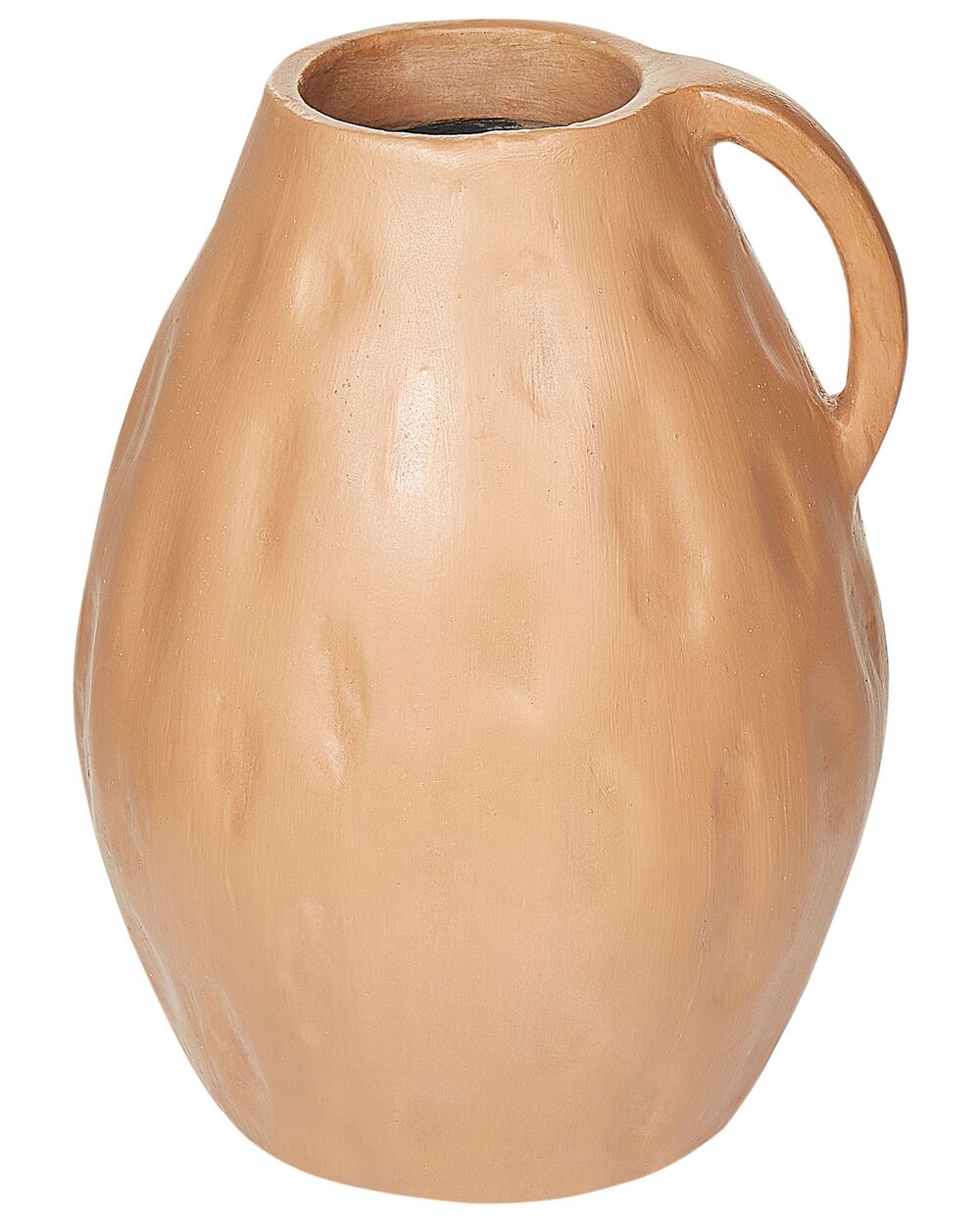 Dekorativ vase KULIM 40 cm Keramikk Mørk beige