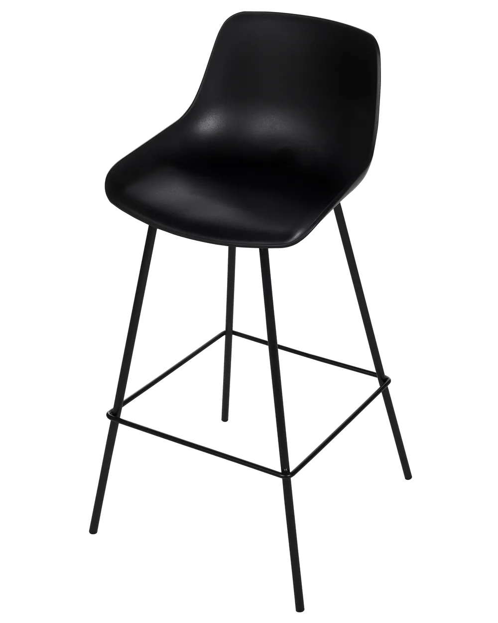 Set of 2 Bar Chairs EMMET Black_902764