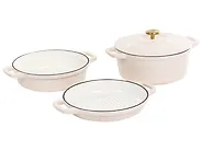 Gjutjärnsset med 4 delar CASTLINA Off-White_1169328