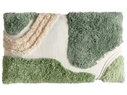 Koristetyynysetti 3 kpl ALSTONIA 30 x 50 cm 45 x 45 cm Puuvilla Vihreä Abstrakti kuvio_1039979