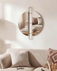Wall Mirror ATTIN 52 cm 65 cm Gold_812844