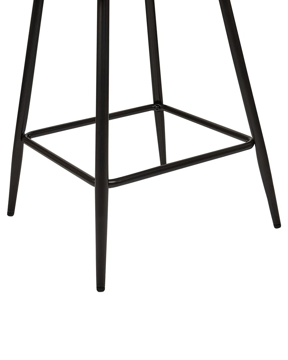 Set med 2 barstolar SANILAC Sammet Vit_912670