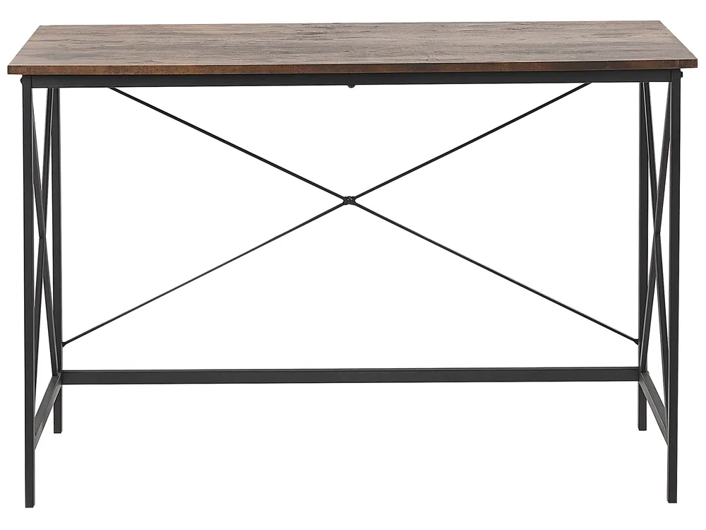 Skrivbord FUTON 115 cm 60 cm Mörkbrun_820955