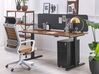 Desk Screen WALLY 160 x 40 cm Dark Grey