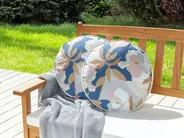Set of 2 Outdoor Cushions VEREZZI Floral Pattern 40 x 40 cm Multicolour_881530