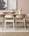 Set of 2 Dining Chairs SOMERS Beige