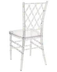 Set of 2 Dining Chairs CLARION Transparent_775206