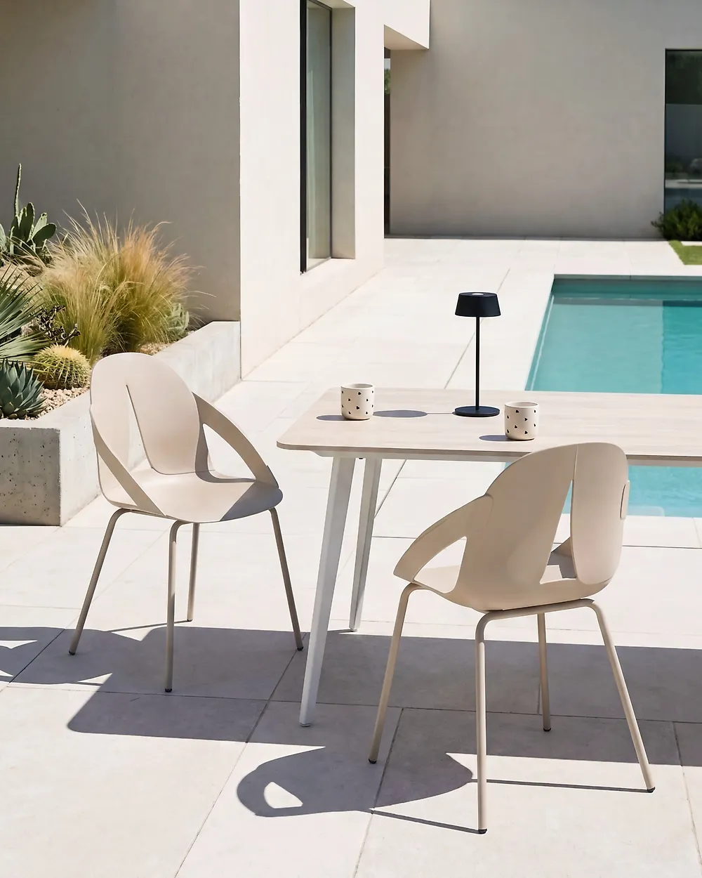 Sett med 2 hagestoler BOLGHERI Beige