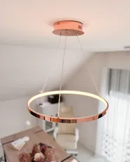 LED Pendant Lamp JORDAN Metal Rose Gold_1051625