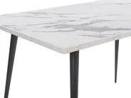 Matbord SANTIAGO Vit marmor 120 cm 80 cm_783438