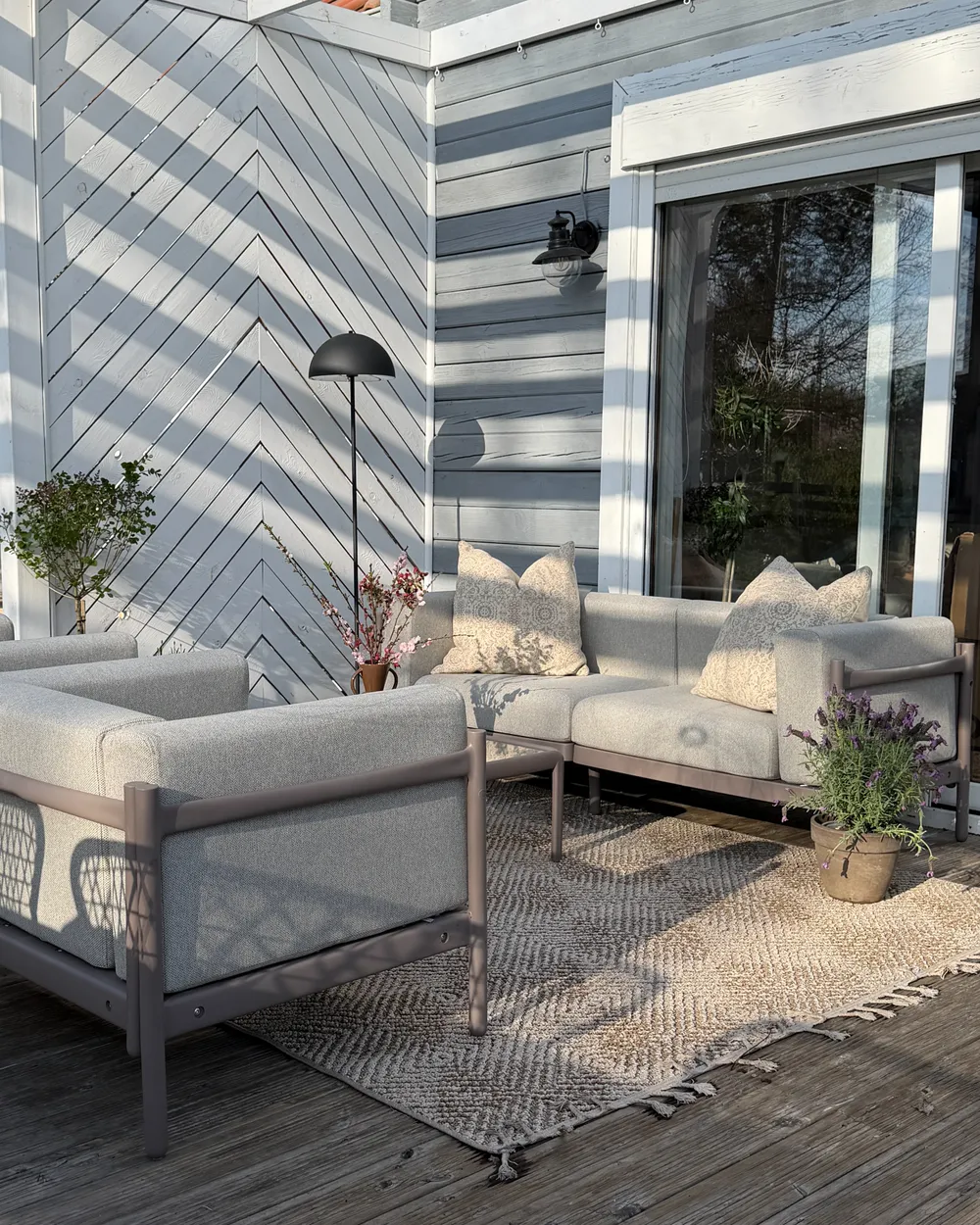 Förlängningsmodul för trädgårdssoffa FERRETTI Taupe_1072057