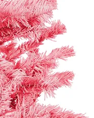 Artificial Christmas Tree FARNHAM 210 cm Pink_813145