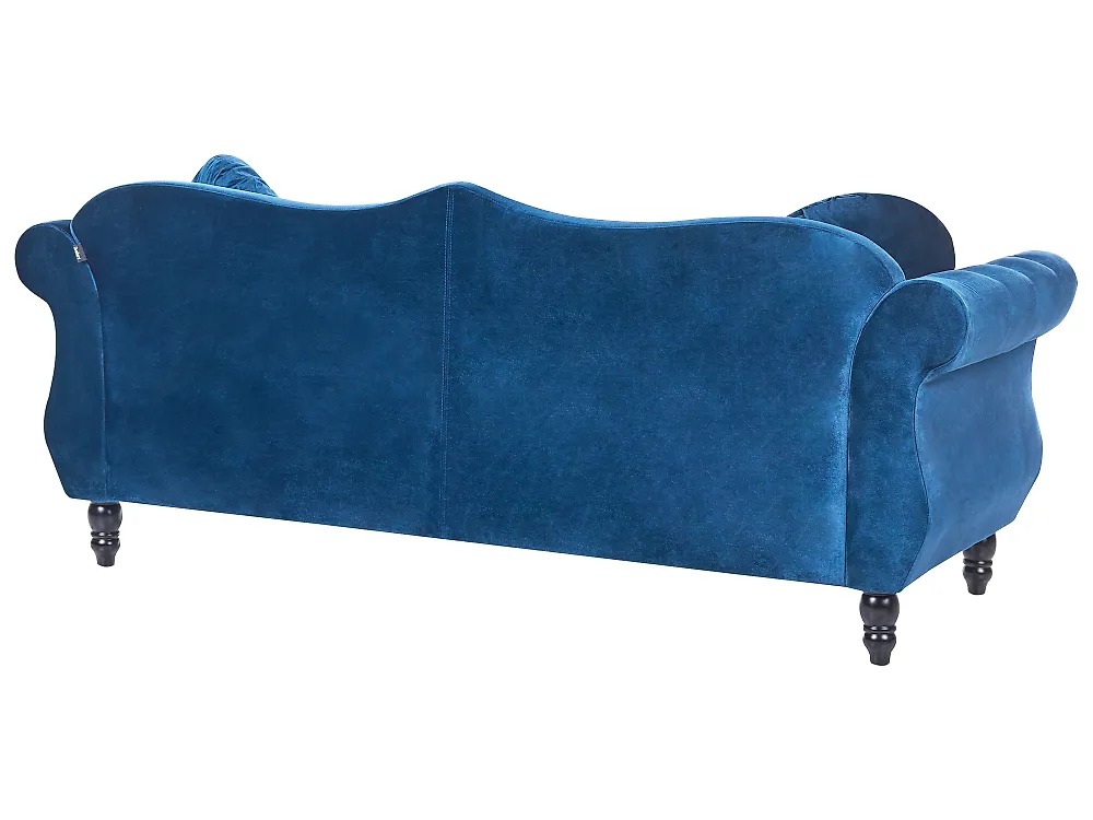 Sofa 3 Seater SKIEN Velvet Navy Blue_1170501