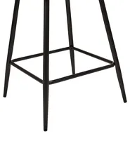Set med 2 barstolar SANILAC Sammet Vit_912670