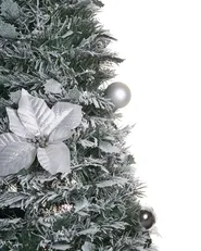 Luminen joulukuusi taitettava LED-valo FIRVANA 185 cm Valkoinen_1025165