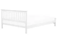 Bed Pine Wood MAYENNE 180 x 200 cm (EU Super King) White_734366