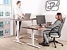 Manual Adjustable Standing Desk DESTINES 120 cm x 72 cm Brown/ White