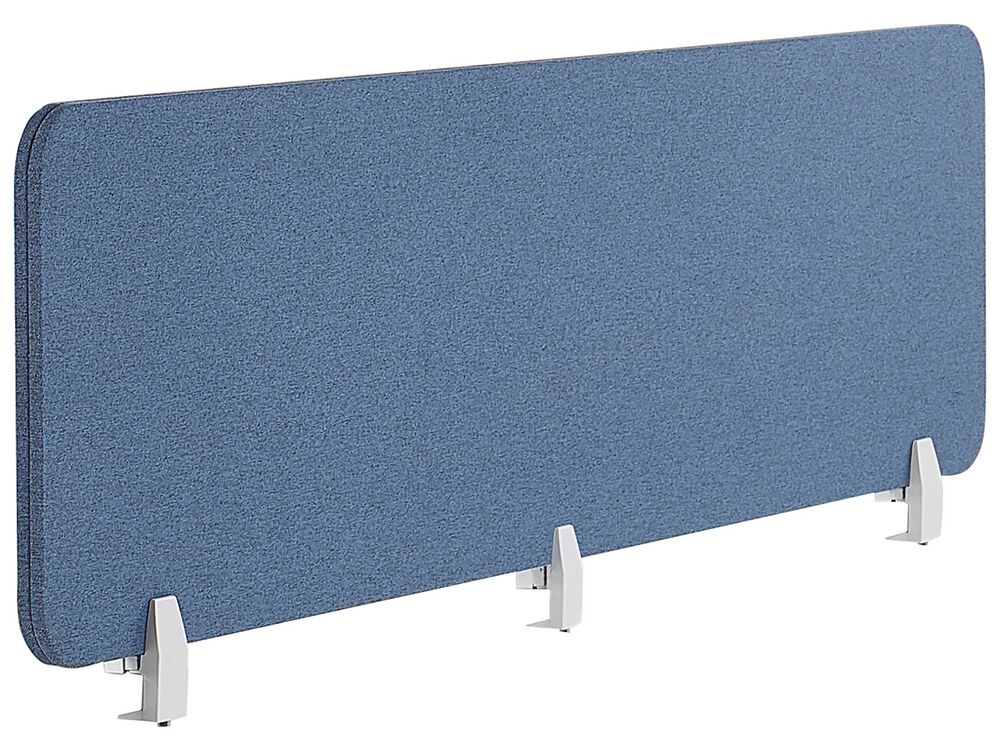 Skillevegg for skrivebord WALLY 180 x 40 cm Blå