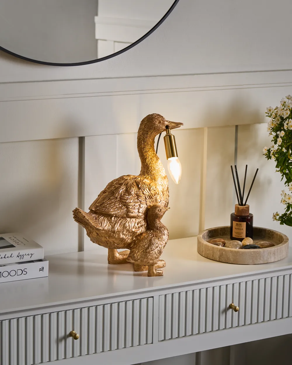 Table Lamp Duck DAFFY Gold