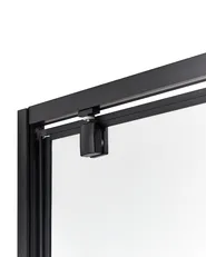 Duschväggar DARLI 700 x 700 x 1850 mm Svart_944126