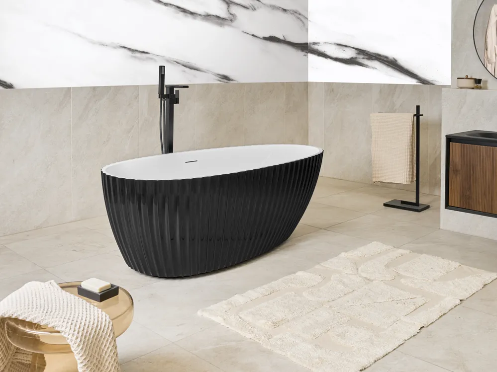 Freestanding Bathtub TEFE 1700 x 780 mm Black_1017229