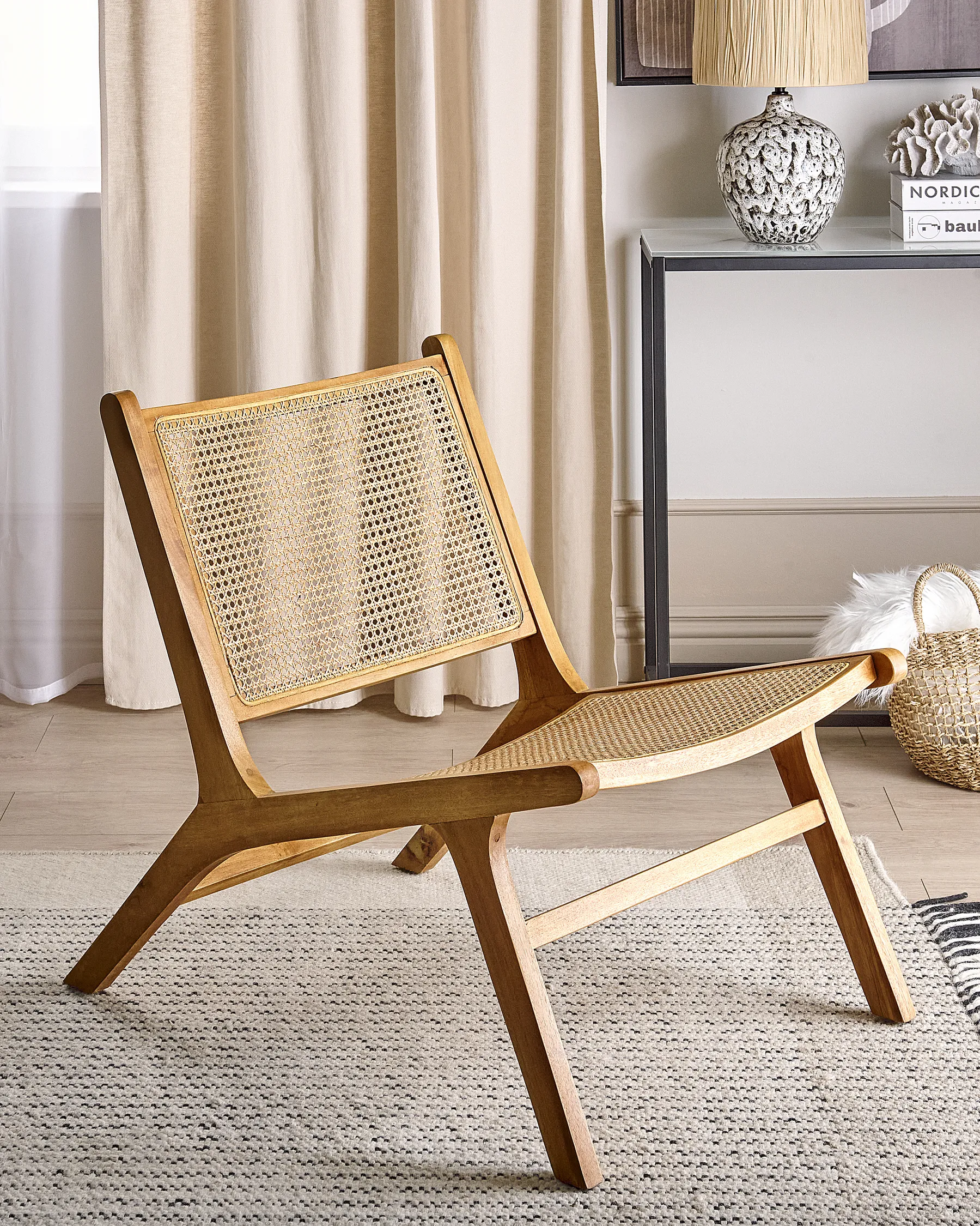 Armchair MIDDLETOWN Mahogany Natural_921499