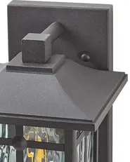 Outdoor Wall Light TEVIOT with Motion Sensor Black_870488