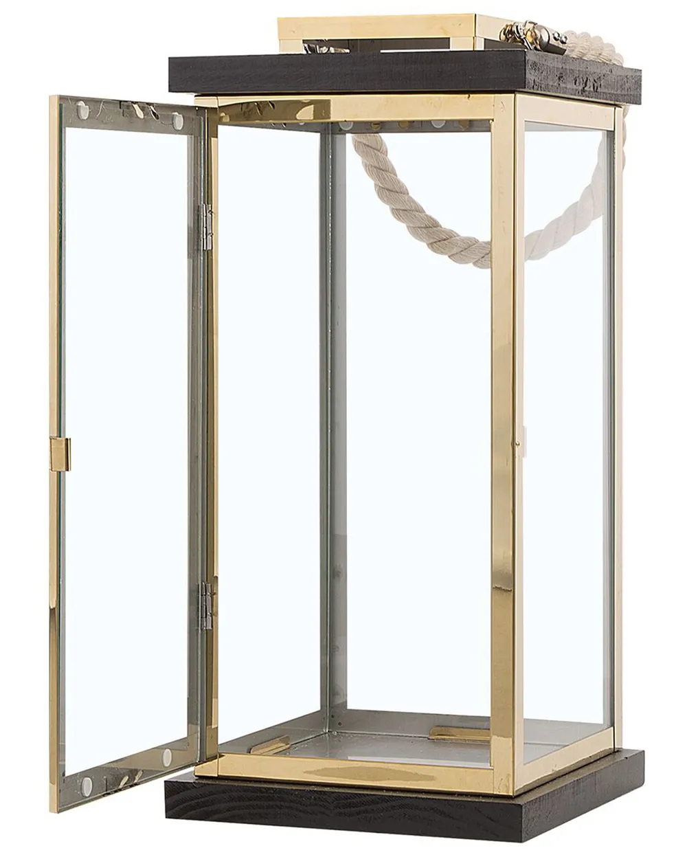 Lykta BORNEO 41 cm Metall Mässing_722947