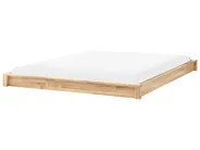 Bed without Headboard Wood ANTRAS 180 x 200 cm (EU Super King) Light Brown_1032899