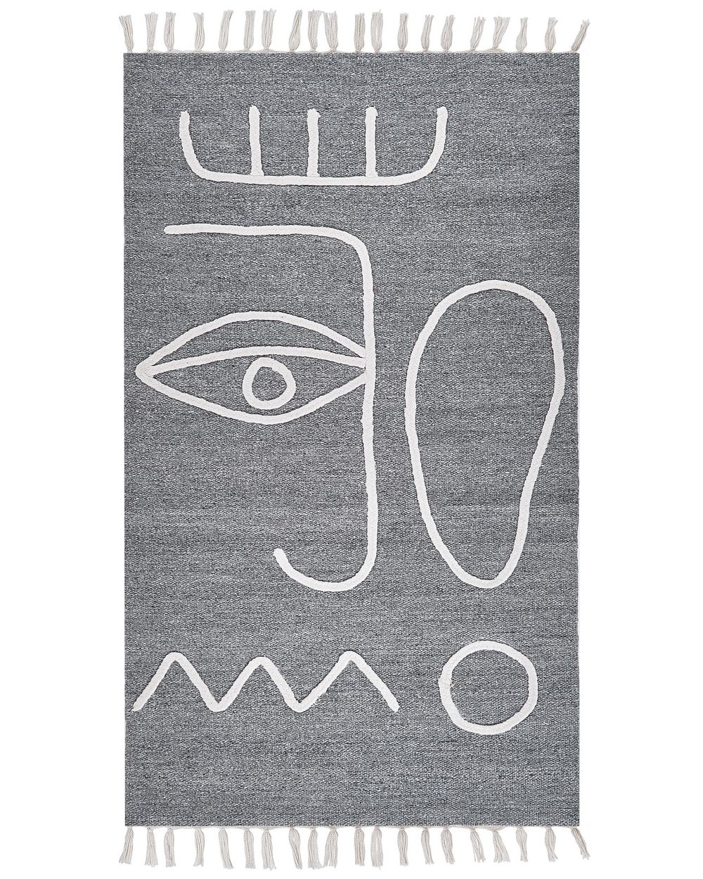 Outdoor Rug YAVU Grey 80 x 150 cm