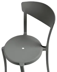 Ruokatuolisetti 8 kpl VIESTE Tummanharmaa_861705
