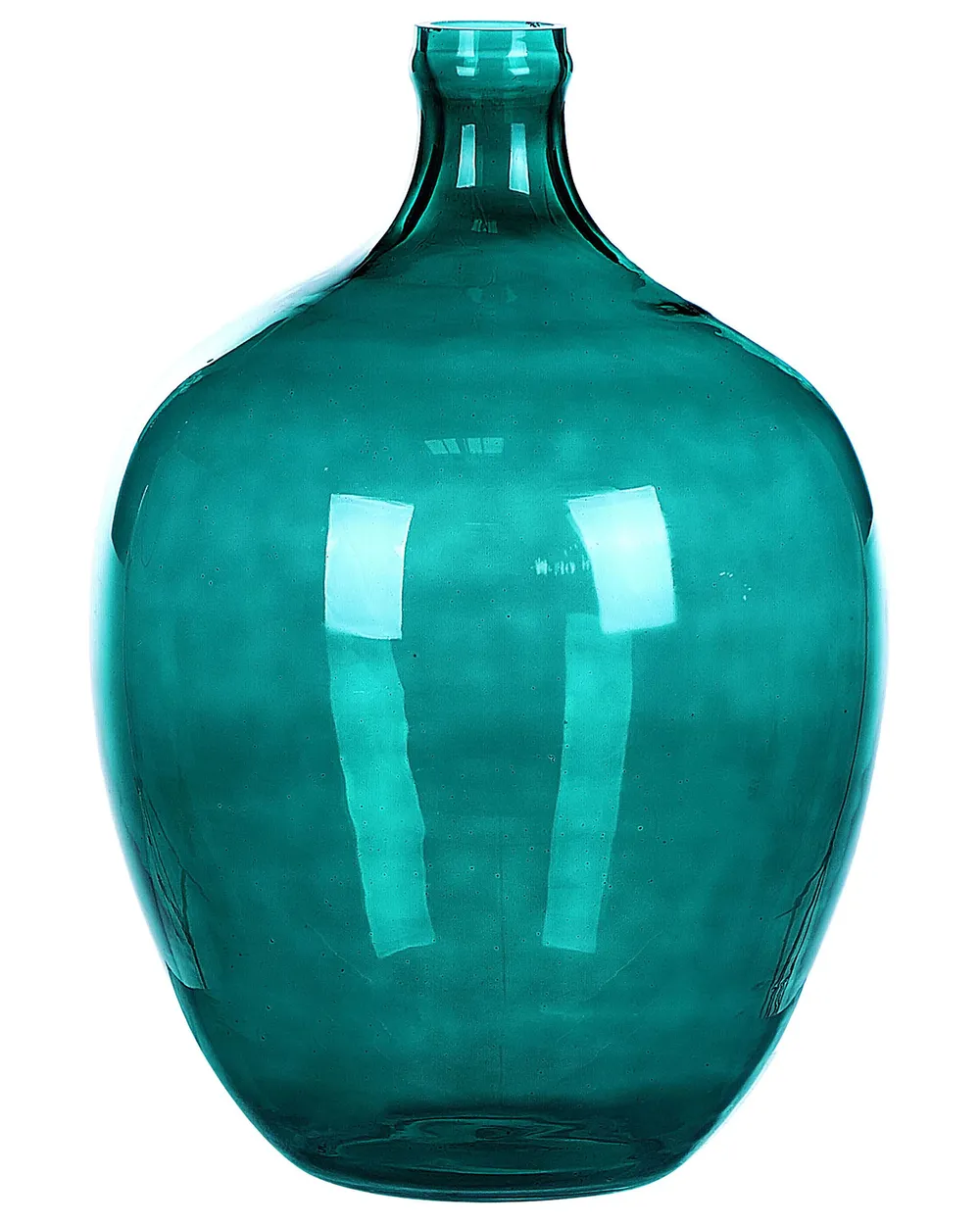Flower Vase ROTI 39 cm Glass Turquoise