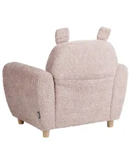 Kids Armchair Hippo MARIBO Boucle Pastel Pink_1027051