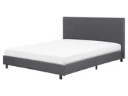 Bed Fabric ALBI 160 x 200 cm (EU King Size) Grey_726395